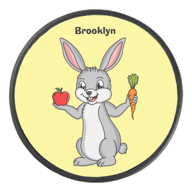 Cute bunny rabbit with vegetables (Devant)