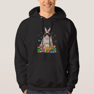 Cute Bunny Ragdoll Cat & Easter Egg Basket Easter  Hoodie