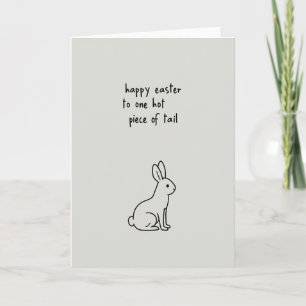 Cute Bunny Seasonal Greeting Card