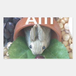 Cute Bunny Snacking Sticker