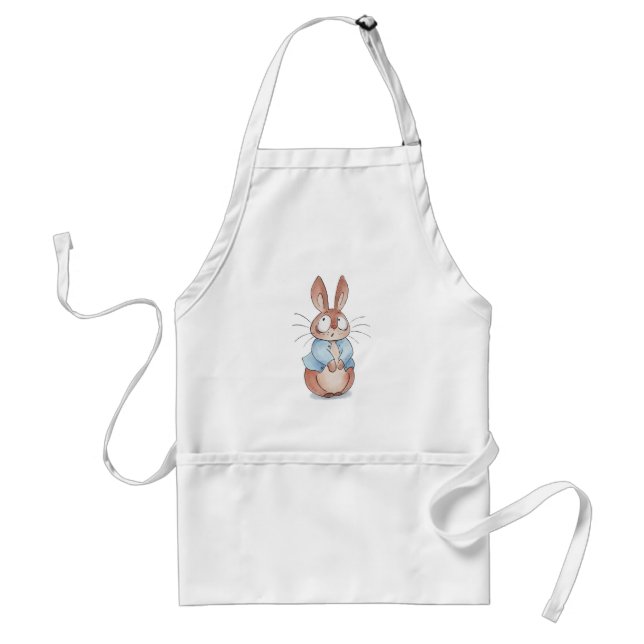 Cute bunny  standard apron (Front)