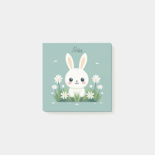 cute bunny sticky notes