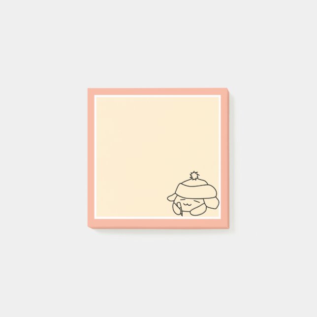 Cute Bunny Writer Post-it Notes (Front)