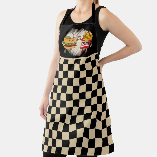 cute burger fries Vendors  Apron (Insitu)