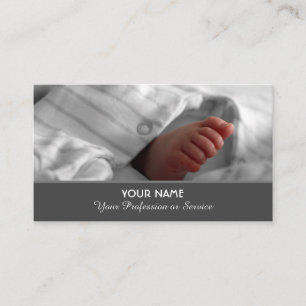 Cute business card for your baby services