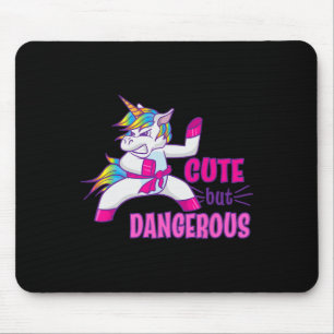 Cute But Dangerous Ninja Karate Taekwondo Kung Fu Mouse Pad