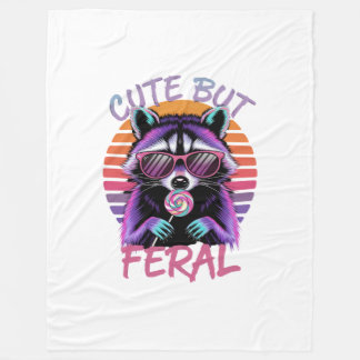 Cute But Feral | Cozy Blanket for Wild Souls