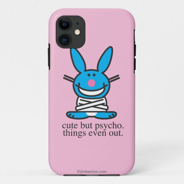 Cute but Psycho Case-Mate iPhone Case (Back)
