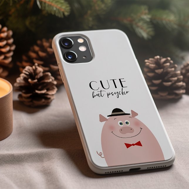 Cute But Psycho Funny Case-Mate iPhone Case (Creator Uploaded)