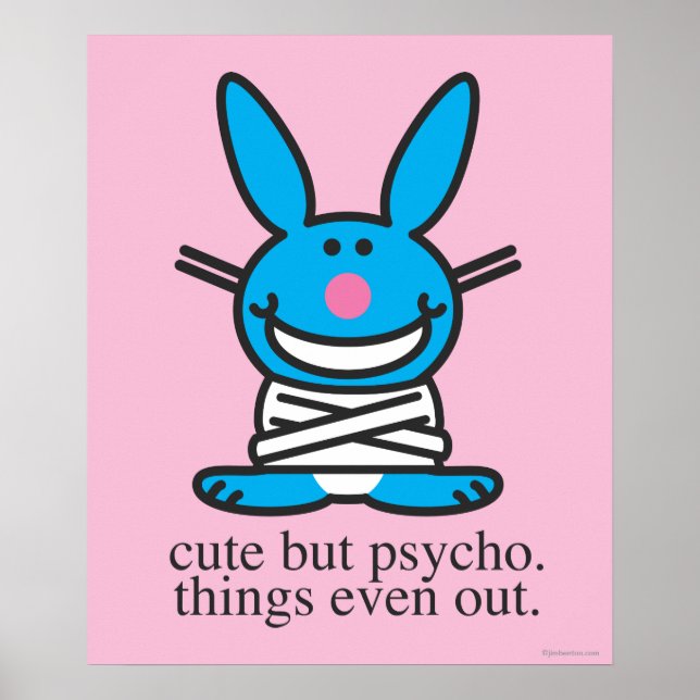 Cute but Psycho Poster (Front)