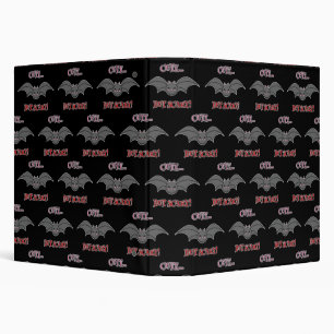Cute but Scary Bat Binder