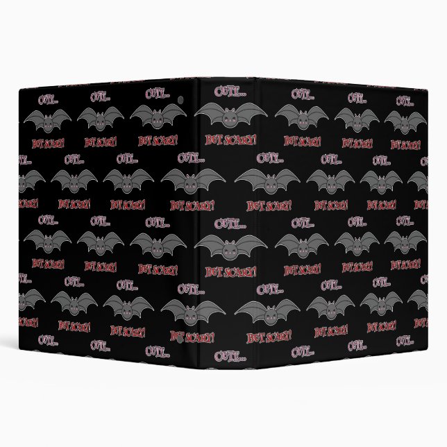Cute but Scary Bat Binder (Background)