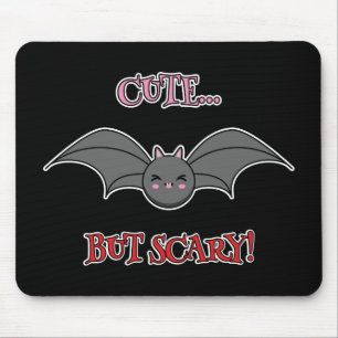 Cute but Scary Bat Mouse Pad