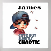 Cute But Slightly Chaotic Boy