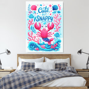 Cute but Snappy Canvas Print