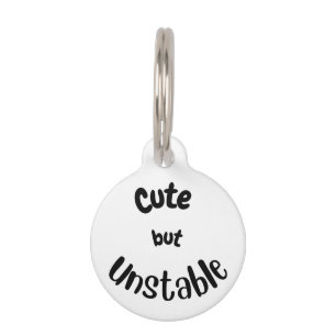 Cute but unstable bandana pet tag