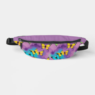 cute butterflies fanny pack
