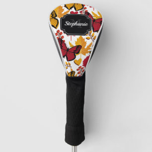 Cute Butterflies Pattern Golf Head Cover