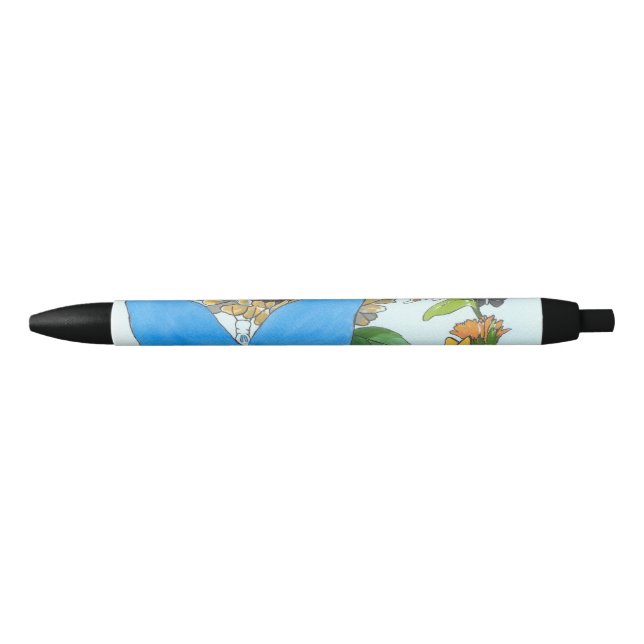 Cute Butterfly Collage Ink Pen (Front)
