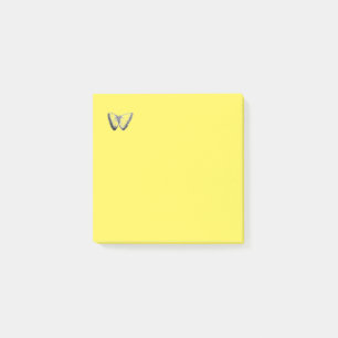 Cute Butterfly design bright yellow  Post-it Notes