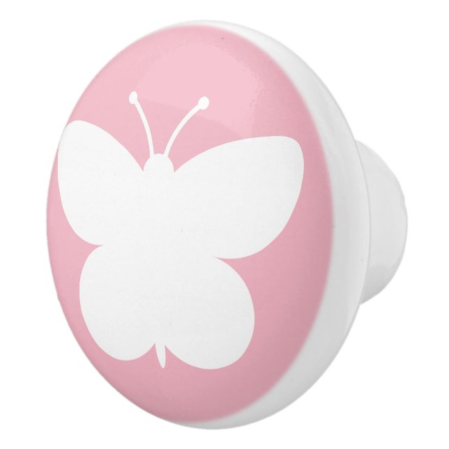 Cute butterfly nursery door and drawer pull knobs (Right)