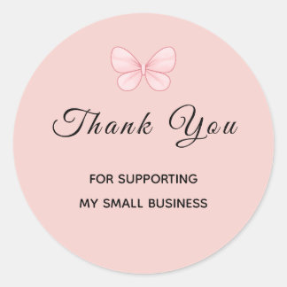 Cute Butterfly Small Business Thank You Sticker