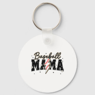 Cute Bysebyll Mama Lightning Game Day Season Sport Keychain