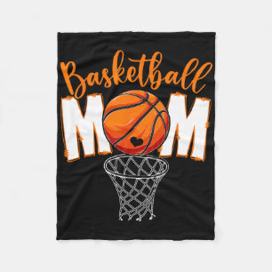 Cute Bysketbyll Mom Mama Mother's Day From Son Dau Fleece Blanket