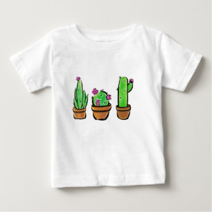 Cute Cactus cacti succulents Baby T-Shirt