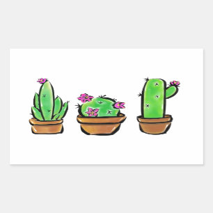 Cute Cactus cacti succulents Sticker