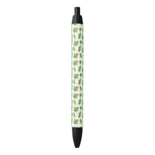 Cute Cactus, Green Cactus, Cactus Pattern Black Ink Pen