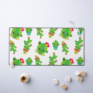 Cute Cactus, Green Cactus, Motif Cactus