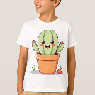 Cute cactus in a pot T-Shirt