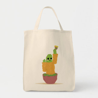 Cute Cactus In Sweater Tote Bag