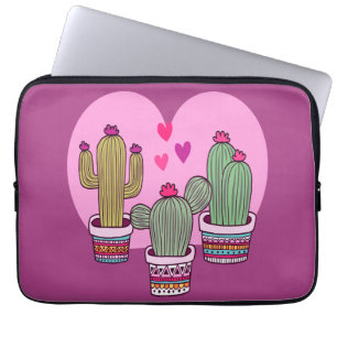 cute Cactus Laptop Sleeve