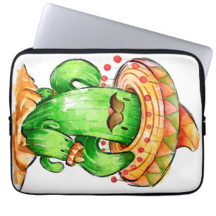 cute Cactus Laptop Sleeve
