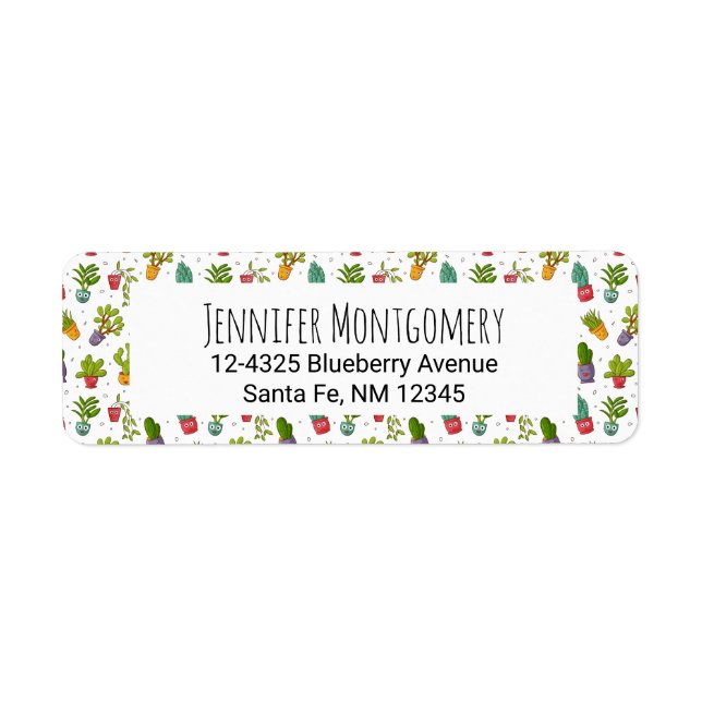 Cute Cactus Nature Succulents Motif (Devant)