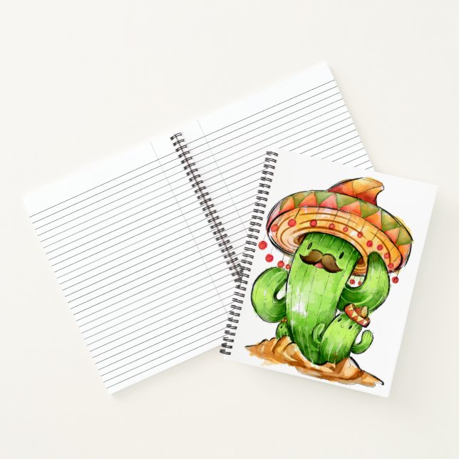 cute Cactus Notebook (Inside)