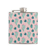 Cute Cactus Pattern Pink Green