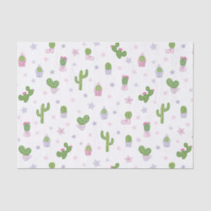 Cute Cactus Pattern Tissue Paper