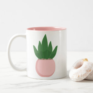 Cute Cactus Quote Two-Tone Coffee Mug