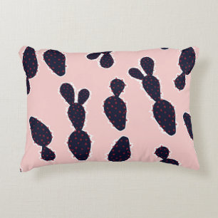 Cute cactus seamless pattern sweet mood and tone, accent pillow