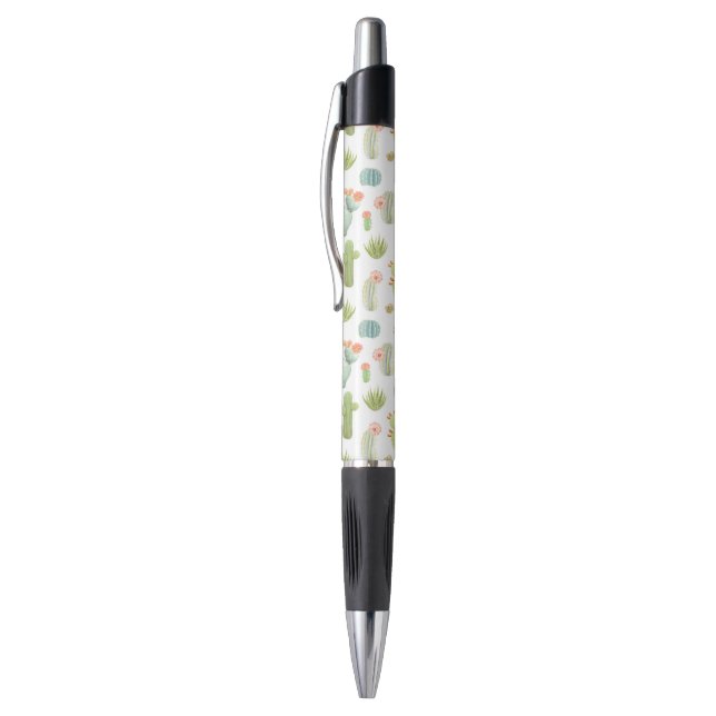 Cute Cactus Standing Pattern Pen (Top (Vertical))