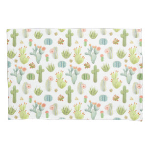 Cute Cactus Standing Pattern Pillowcase