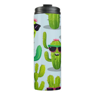 Cute Cactus Thermal Tumbler