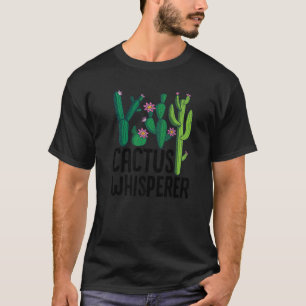 Cute Cactus Whisperer Botany Succulents Outfit T-Shirt