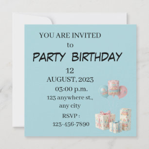 Cute Cake and Cupcakes Card