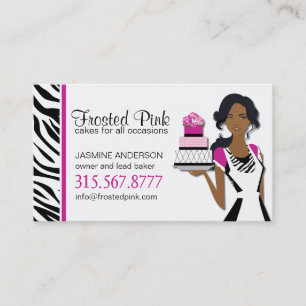 Cute Cake Artist Business Card