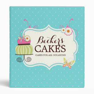 Cute Cake Baker Binder