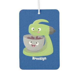 Cute cake mixer kitchen appliance cartoon air freshener